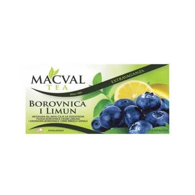 Caj Borovnica&limun Extravaganza Macval 40 g