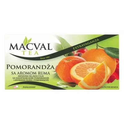 Caj Pomorandza&rum Extravaganza Macval 40 g