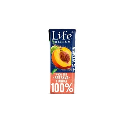 Nectar Sok Life Premium Breskva Staklo 200 ml
