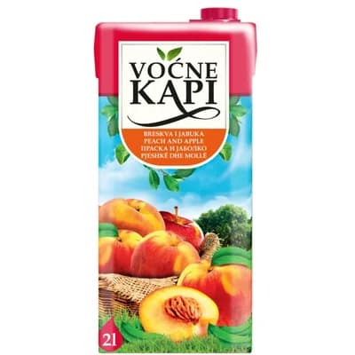 Nectar Sok Vocne Kapi Breskva 30% Tp 2 L