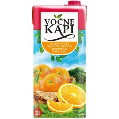 Nectar Sok Vocne Kapi Pomorandza 7% Tp 2 L