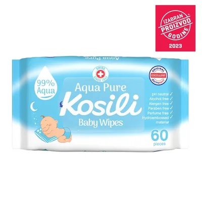 Vlazne Maramice Kosili Aqua Pure