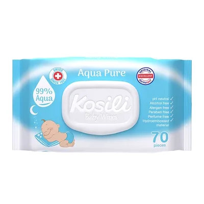Maramice Vlažne Aqua Pure Baby Kosili