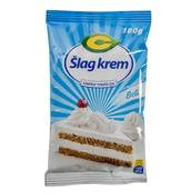 Slag Krem Beli Slatka Pavlaka Centroproizvod 180 g