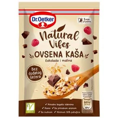 Ovsena Kasa Natural Vibes Cokolada I Malina Dr.Oetker 60 g