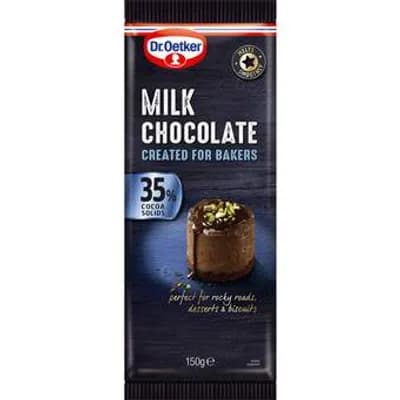COKOLADA MLECNA ZA JELO I KUVANJE 150GR DR.OETKER