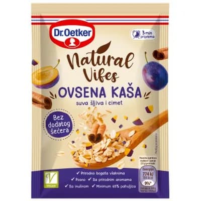 Ovsena Kasa Sljiva/Cimet Natural V 55 g