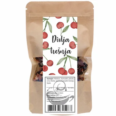 Caj Divlja Tresnja Piramida Kesica Herbella 60 g