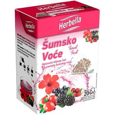 Caj Aroma Sumsko Voce Herbella Malina Impex 50 g