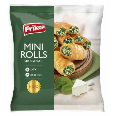 Frikom Smrznuto Testo Mini Rolls Sir Spanac 500 g
