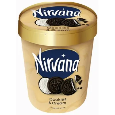 Sladoled Nirvana Cookies& Cream 420 ml