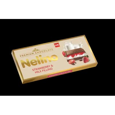 Cok.Nelino Premium Strawberry&milk Filling Nelly 85 g