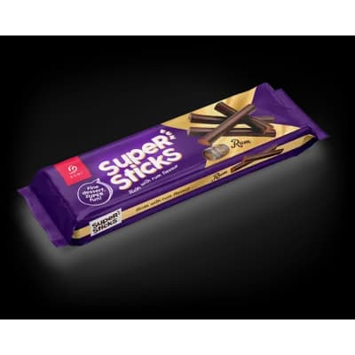 Choco Super Sticks-Rum 200 g