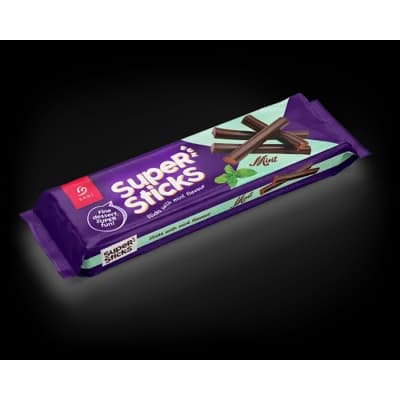 Choco Super Sticks - Menta 200 g
