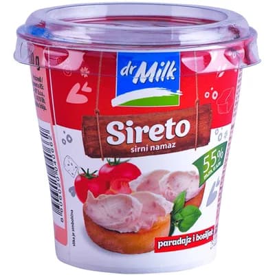 Mlekara UB Sirni Namaz Sireto Parada.Bos.55 %mm Dr Milk 150 g