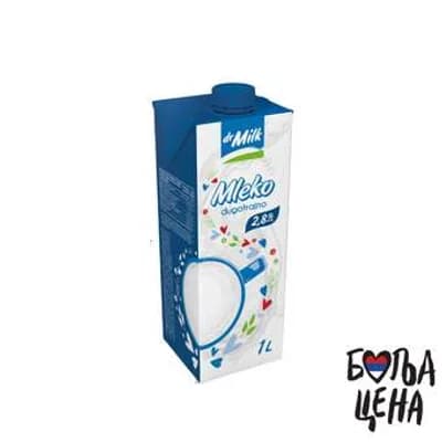 Mlekara UB Dr.Milk Mleko Dugotrajno 2.8%m 1 L