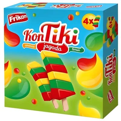 Kontiki Sladoled Jagoda 2025 Frikom 66 g