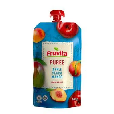 Sok Puree Apple,peach,mango Fruvita 180 g