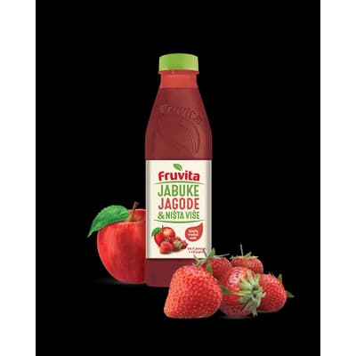 Sok Jabuke Jagode&nista Vise Fruvita 800 ml