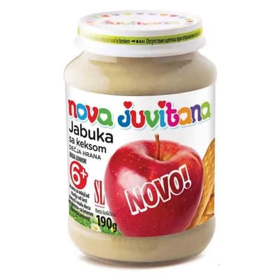 Kašica Jabuka Sa Keksom Juvitana 190 g