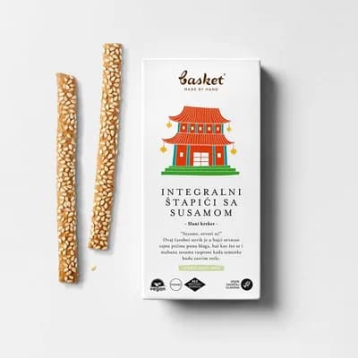 Integralni Stapici Sa Susamombasket 100 g
