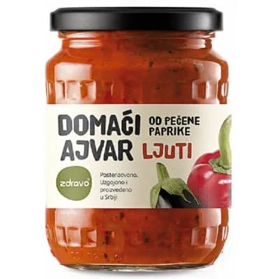 Zdravo Ajvar Ljuti Od Pec. Paprike 560 g