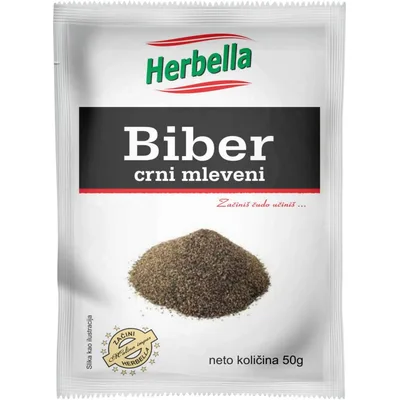 Biber Crni Mleveni Herbella 70 g