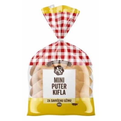 Pecivo Pekara As Mini Puter Kifla 300 g