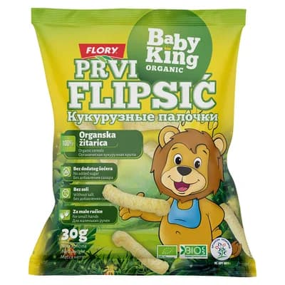 Baby King Organic Prvi Flipsic 6m 30 g