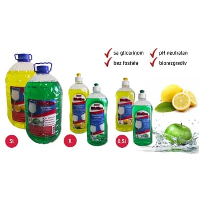 Deter.Za Sudje Sjajno Limun Family 3 L