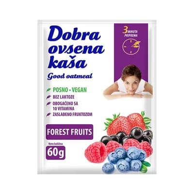 Ovsena Kasa Prava Sumsko Voce Unac 60 g