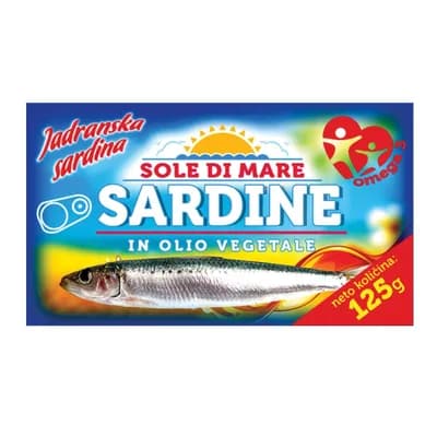 Sardina U Ulju Sole Di Mare 125 g