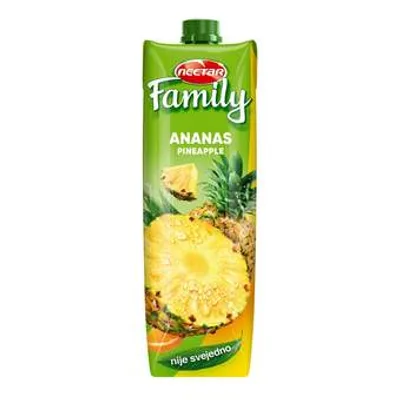 Nectar Brik Family Ananas I Pomor 1 L