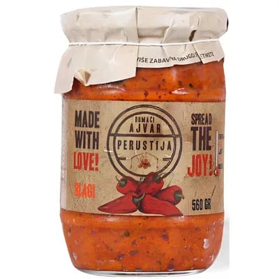 Ajvar Domaci Perustija Blagi Mpk 560 g