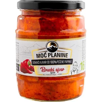 Domaci Ajvar Ljuti Moc Planine 580 g
