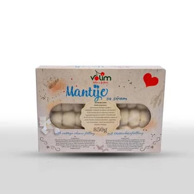Volim Mantije Sa Junecim Mesom Es Komerc 850 g