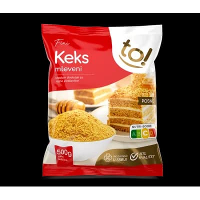 Keks Mleveni Mrsni 500 g