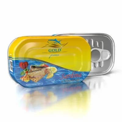 Sardina U Biljnom Ulju Gold Prima 125 g
