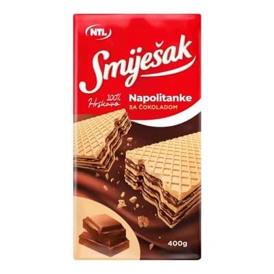 Napolitanka Nugat Strong Distribucija 400 g