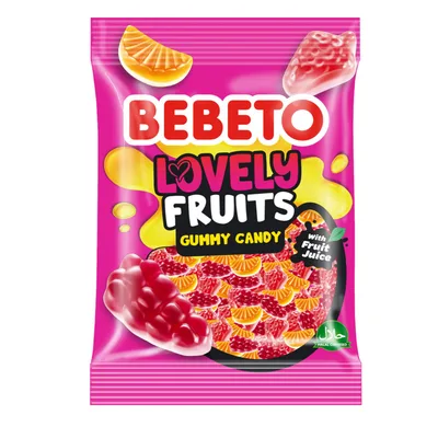 Bombone Gumena Love Fruits Bebeto 80 g