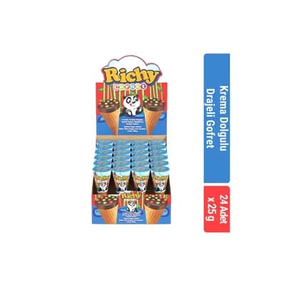 Coko Kornet - Bombona Richy Wafer 25 g