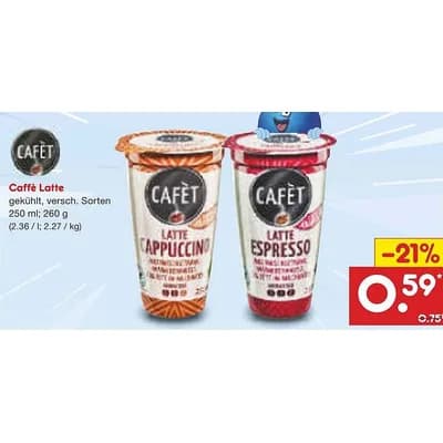 Dark Caffe-Latte 250 ml