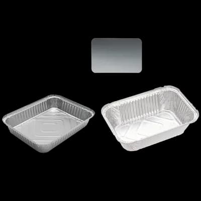 Aluminijumske Posude 32x23x4 Cm- Koopman-U 5 kom