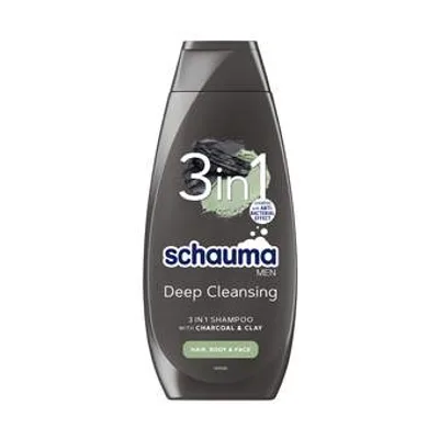 SAMPON SCHAUMA M.3U1 CHARCOAL CLAY 400ML