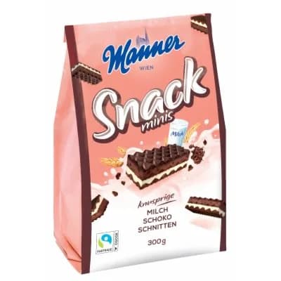 Manner Keksici Mini Snack Mleko-Cokolada 300 g