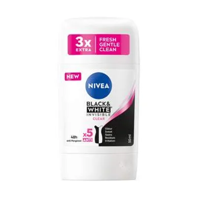 Nivea Deo Stick Black & White Clear 50 ml