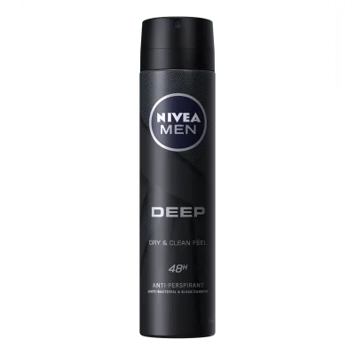 Nivea Deo Sprej Deep Dry&clean Feel Men 150 ml