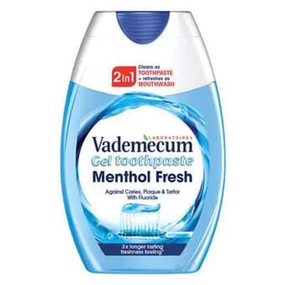 Pasta Za Zube Vademecum 2u1 Mentol Fresh Mdi 75 ml