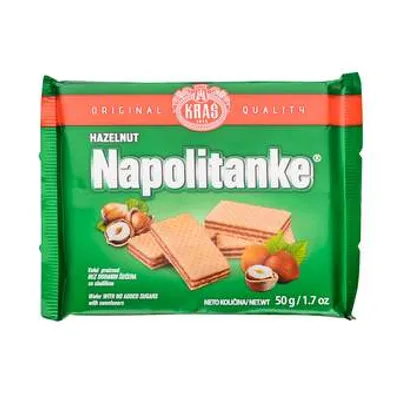 Napolitanke Hazelnut Bez Secera 50 g