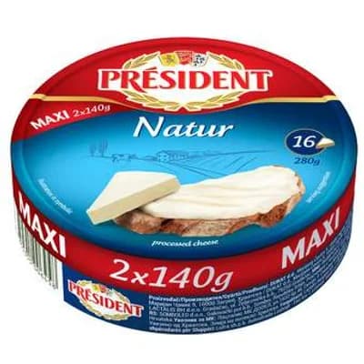 PRESIDENT TOPLJENI SIR NATUR MAXI 280G(2X140G)
